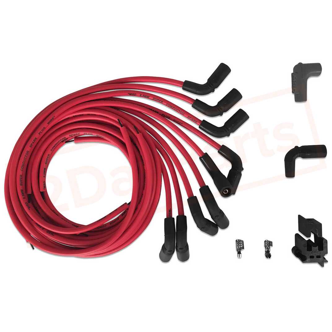 Image MSD Spark Plug Wire Set fits Buick Roadmaster 1994-1996 part in Ignition Wires category