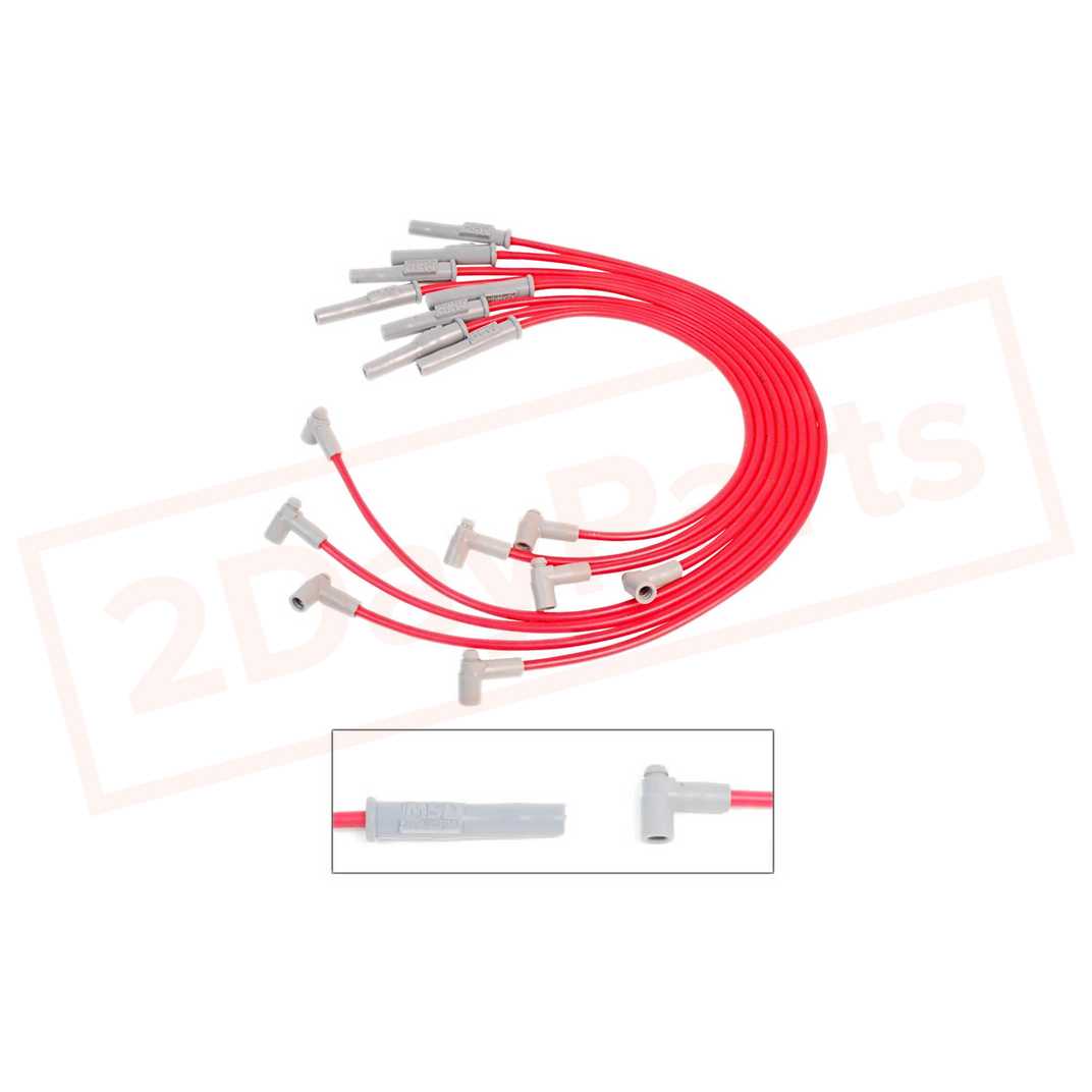 Image MSD Spark Plug Wire Set fits Chevrolet Bel Air 1974-1975 part in Ignition Wires category