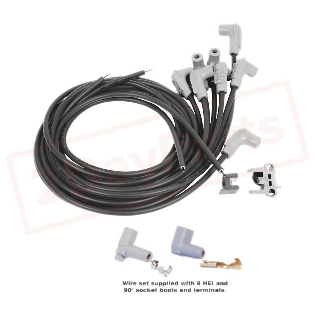 Image MSD Spark Plug Wire Set fits Chevrolet Camaro 1993-1996 part in Ignition Wires category