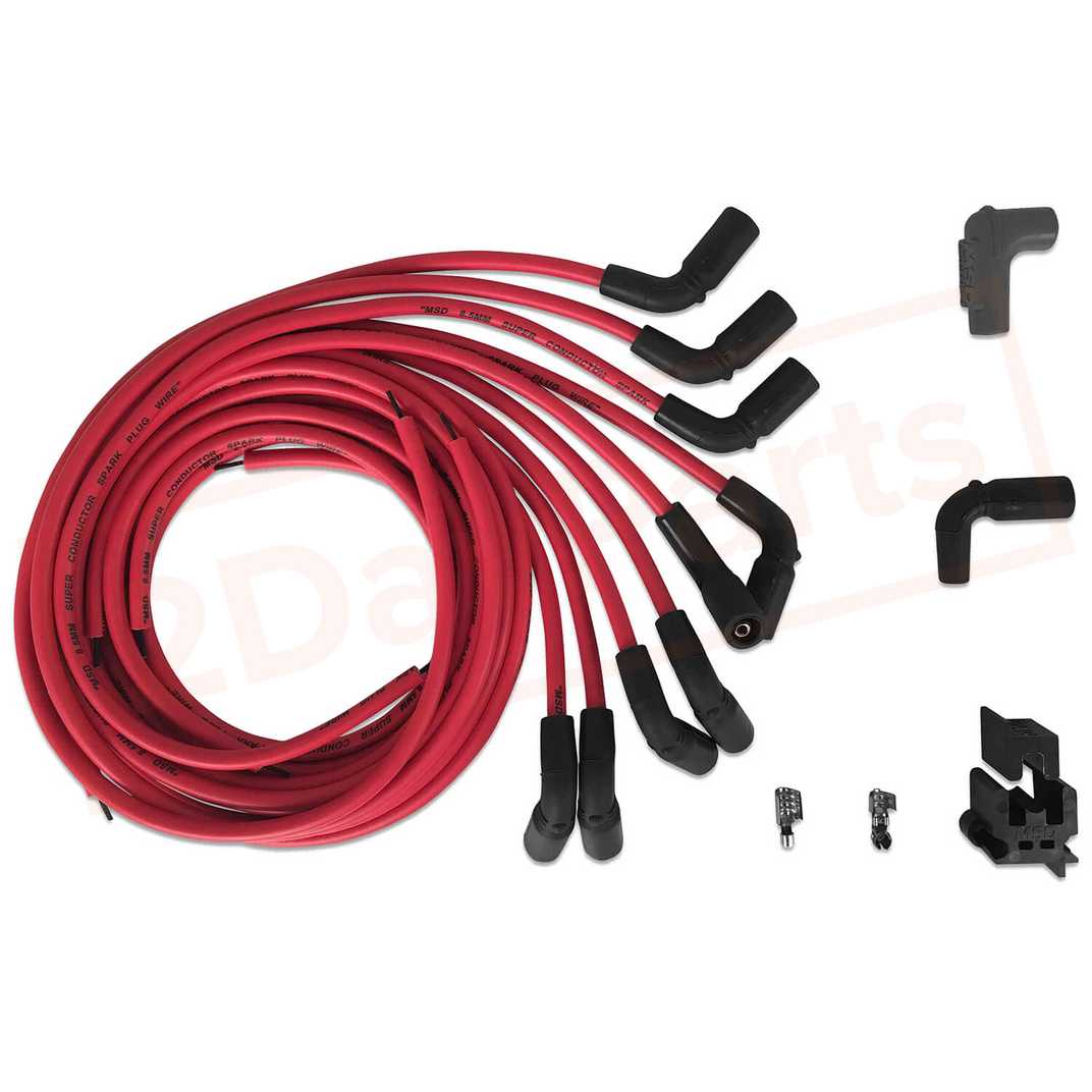 Image MSD Spark Plug Wire Set fits Chevrolet Impala 94-1996 part in Ignition Wires category