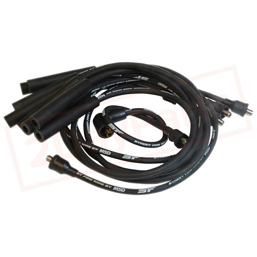 Image MSD Spark Plug Wire Set fits Chrysler LeBaron 77-1981 part in Ignition Wires category