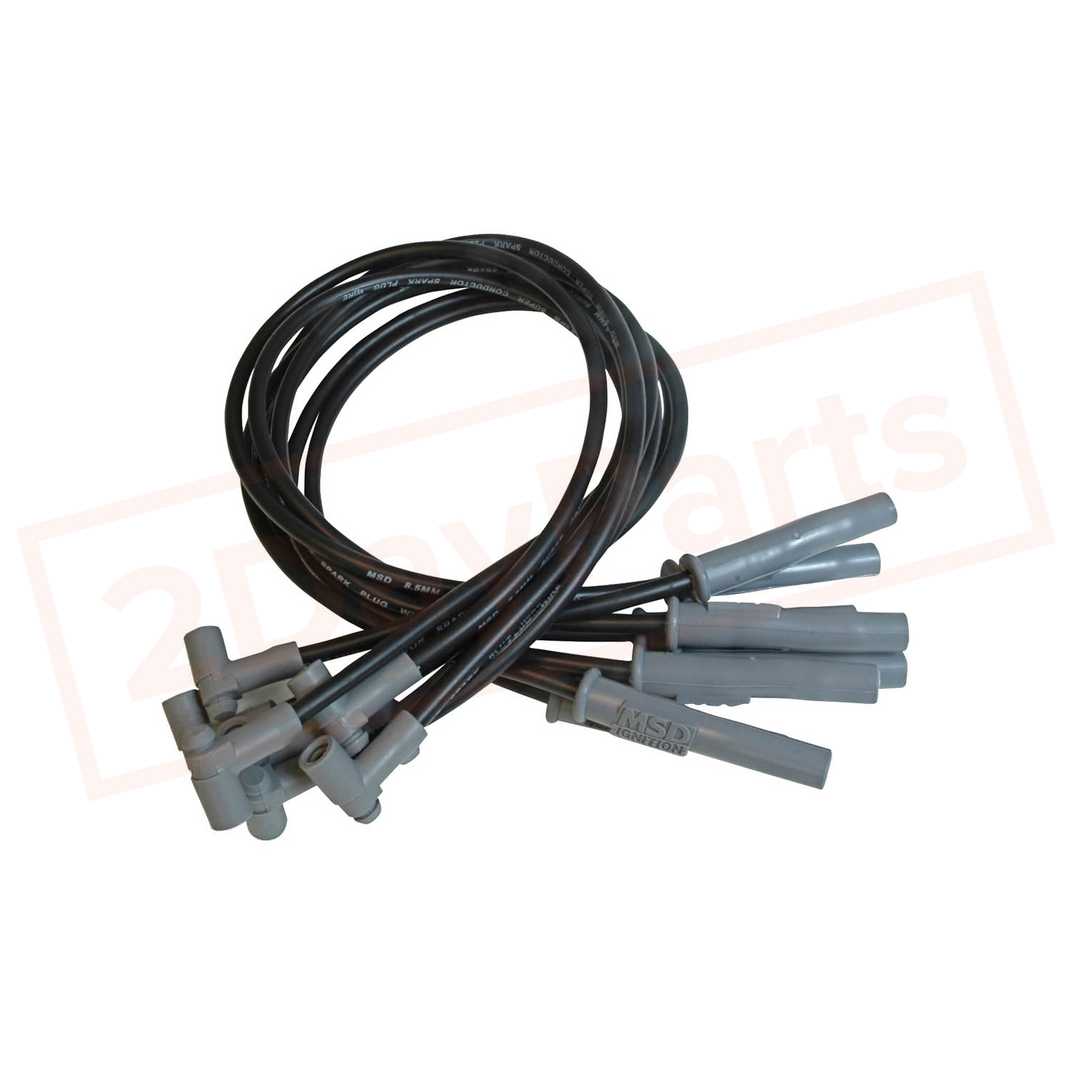 Image MSD Spark Plug Wire Set fits Ford E-250 Econoline Club Wagon 1975-1979 part in Ignition Wires category