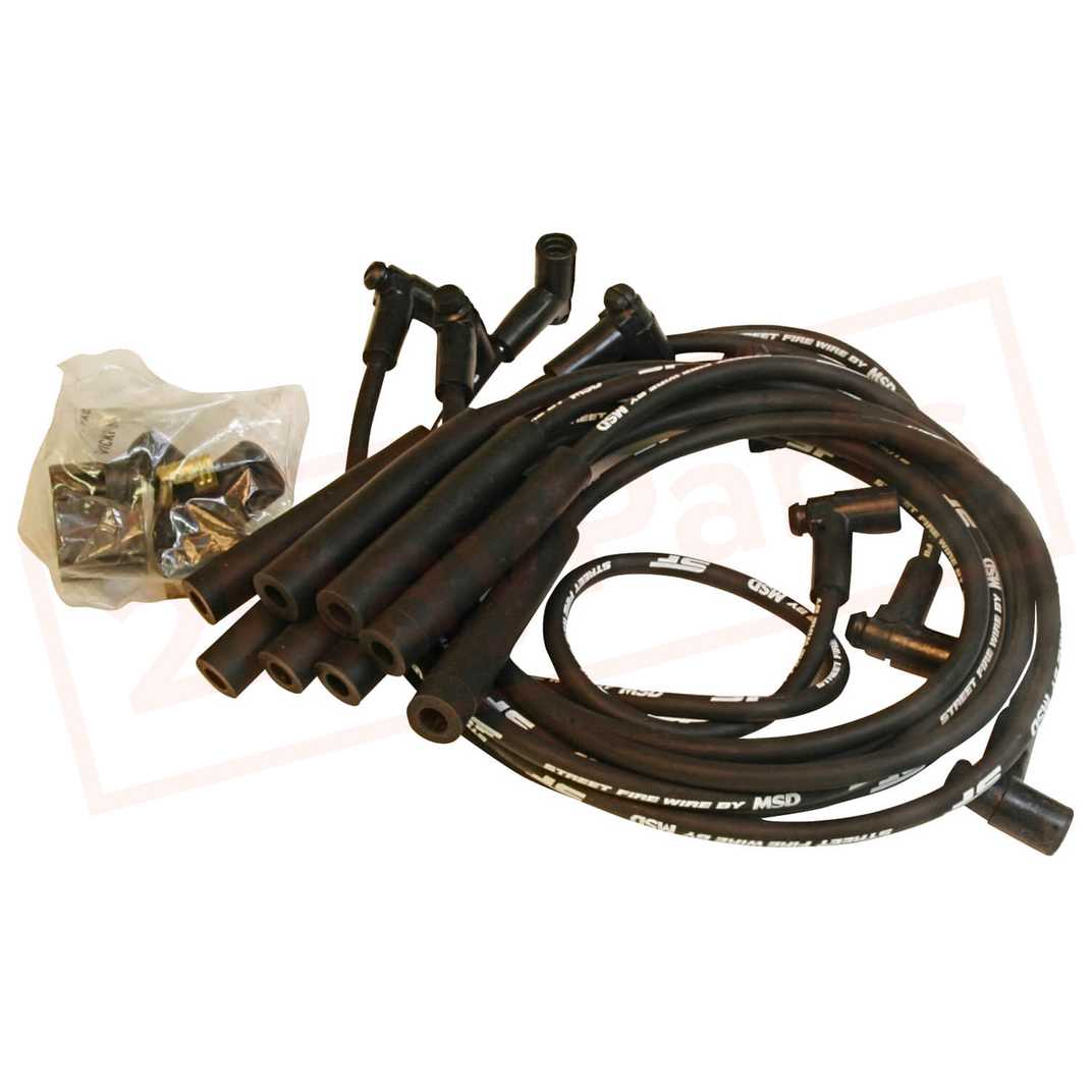 Image MSD Spark Plug Wire Set fits GMC C1500 Suburban 1979-1980 part in Ignition Wires category