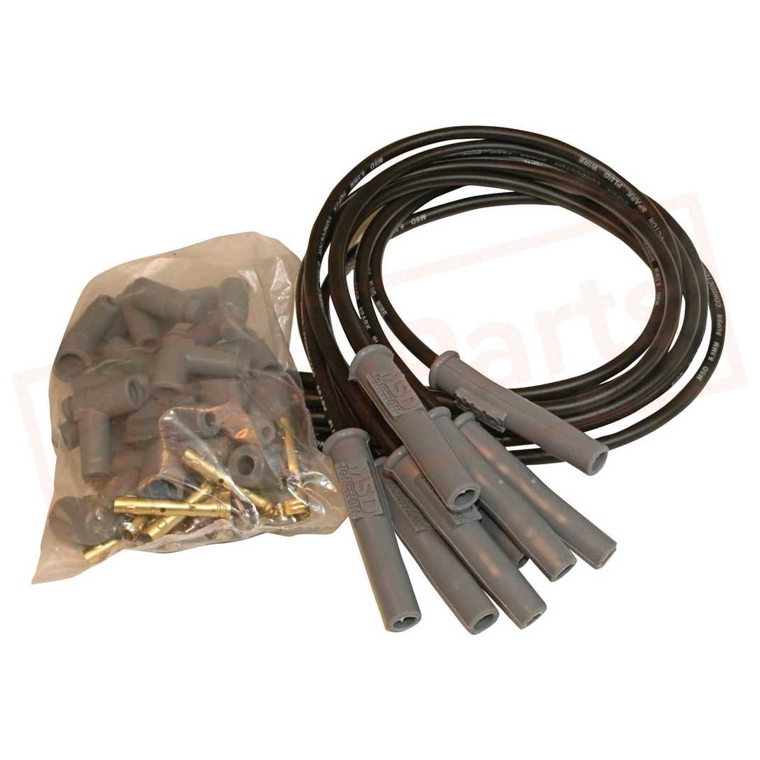 Image MSD Spark Plug Wire Set fits with Buick Centurion 1971-1973 part in Ignition Wires category