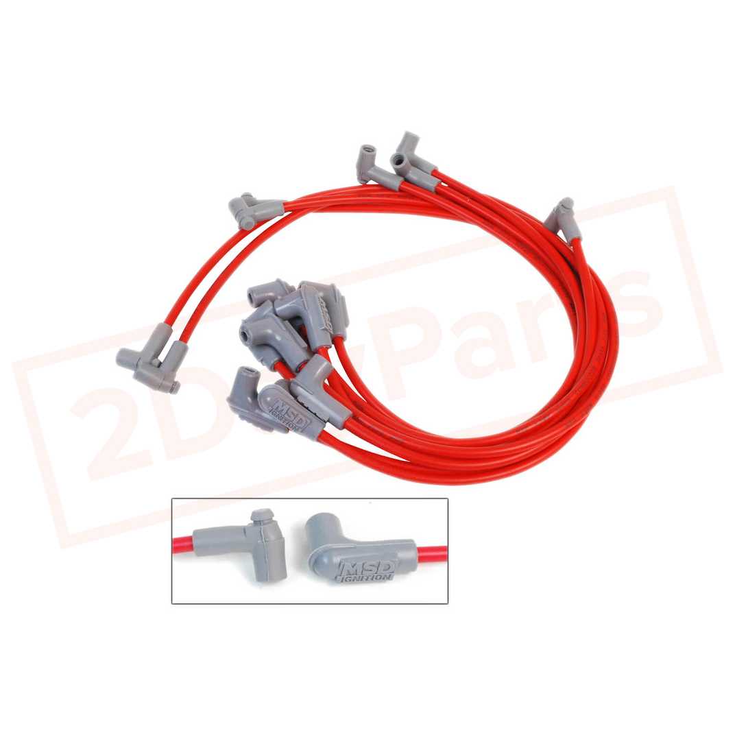 Image MSD Spark Plug Wire Set for Chevrolet Bel Air 1971-1974 part in Ignition Wires category