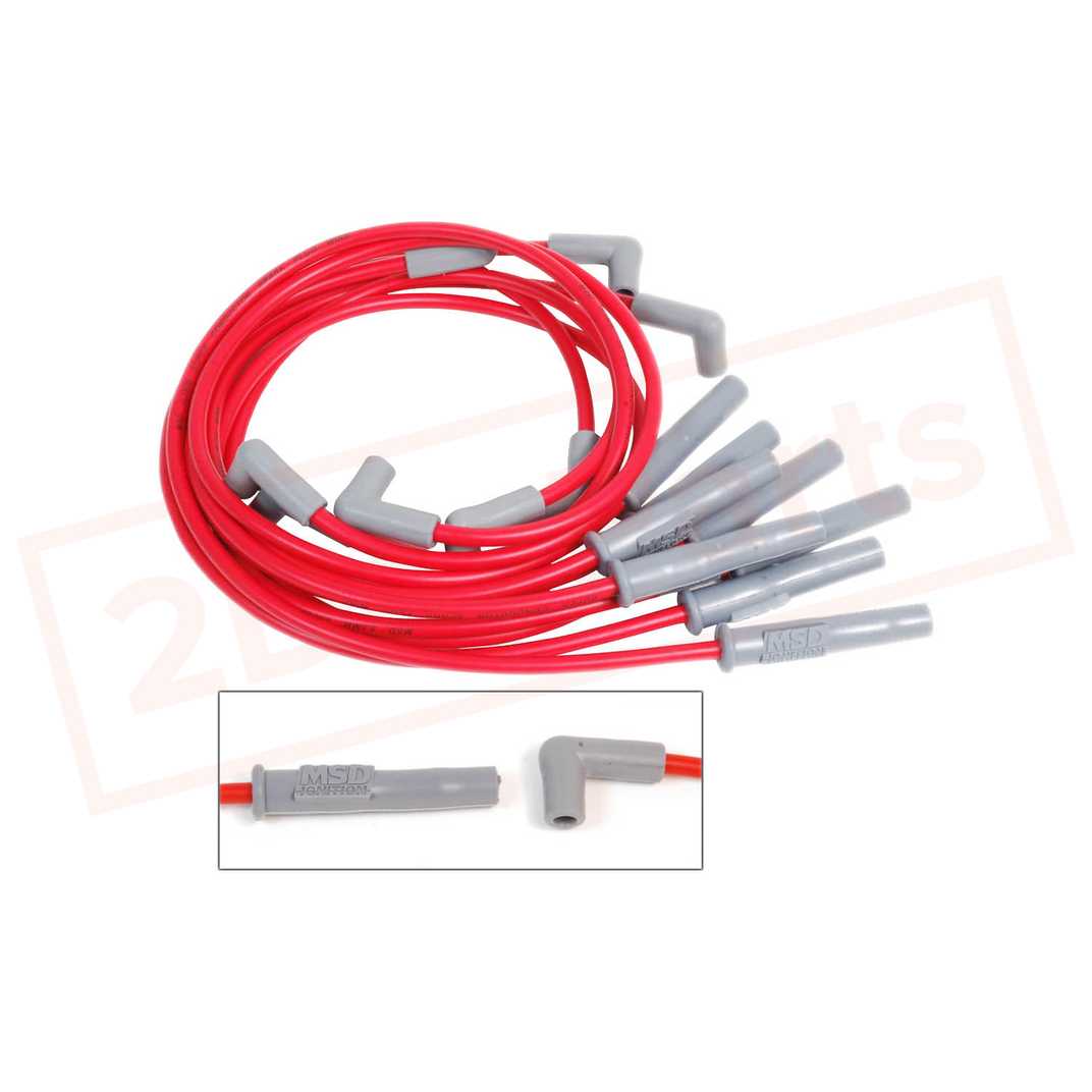 Image MSD Spark Plug Wire Set for Ford E-250 Econoline 1979-1991 part in Ignition Wires category