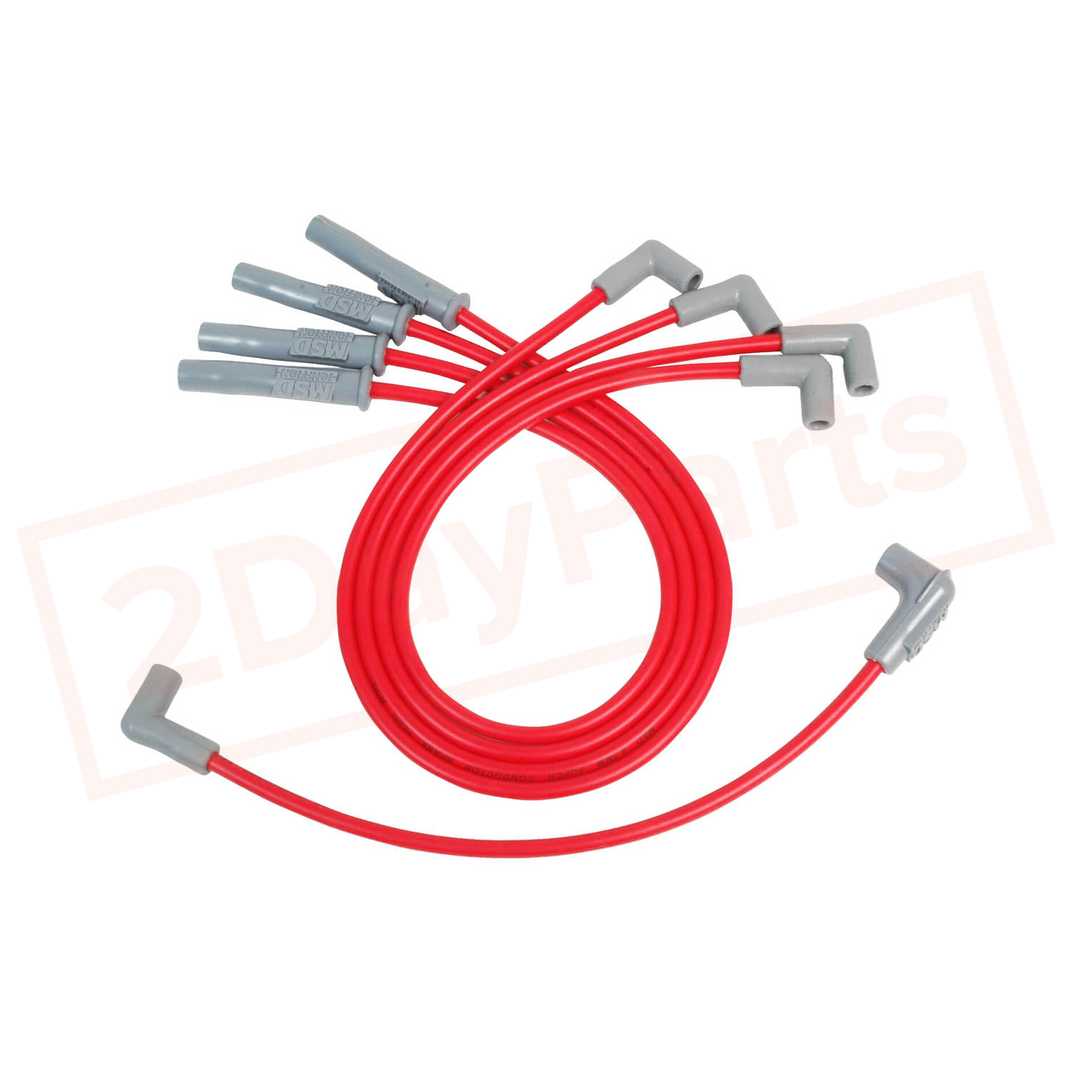 Image MSD Spark Plug Wire Set for Ford Mustang 1983-1990 part in Ignition Wires category