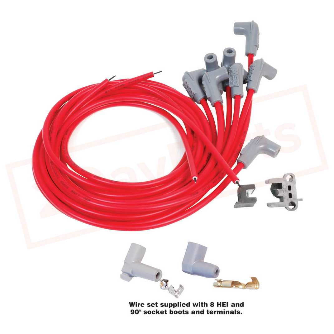 Image MSD Spark Plug Wire Set for GMC C15/C1500 Pickup 1967-1968 part in Ignition Wires category