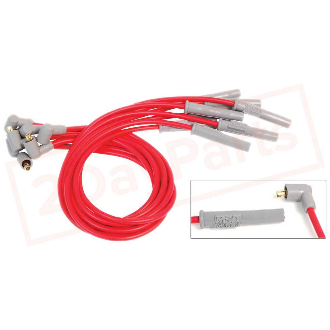 Image MSD Spark Plug Wire Set for Toyota Pickup 4Cyl 1981-1990 part in Ignition Wires category
