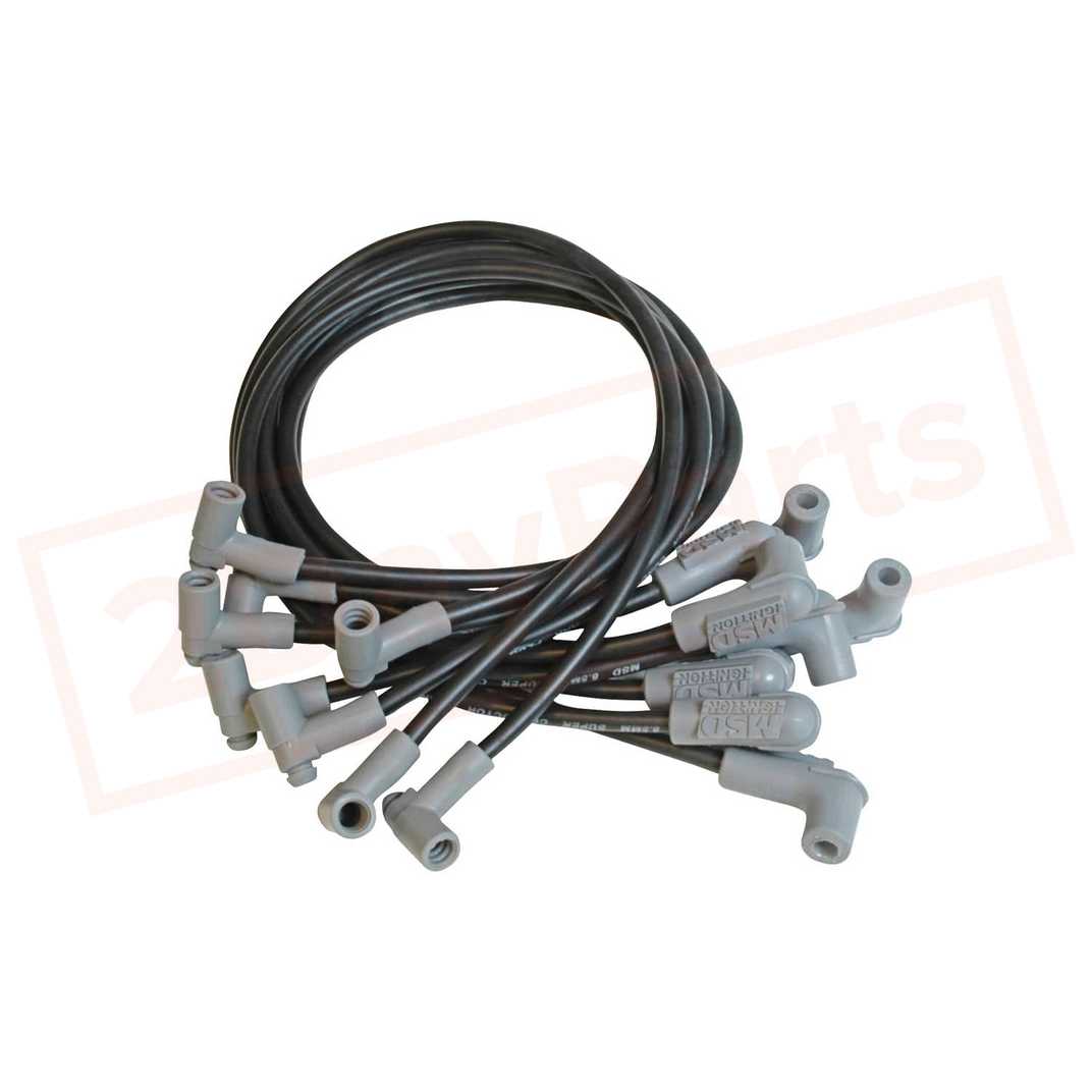 Image MSD Spark Plug Wire Set New compatible with Chevrolet 1987-1988 R20 part in Ignition Wires category