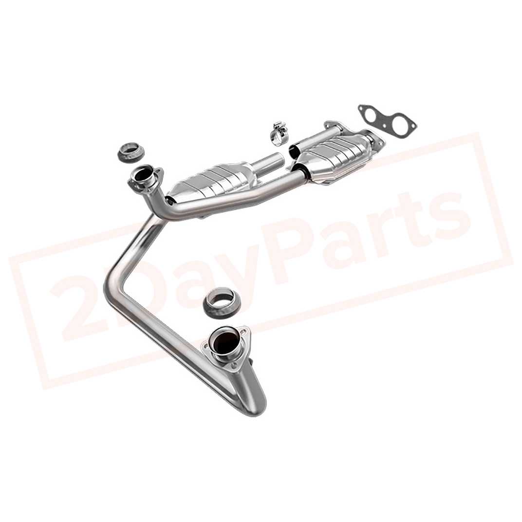 Image Magnaflow Direct Fit - Catalytic Converter fits Chevrolet C1500 1996-1999 Rear part in Catalytic Converters category
