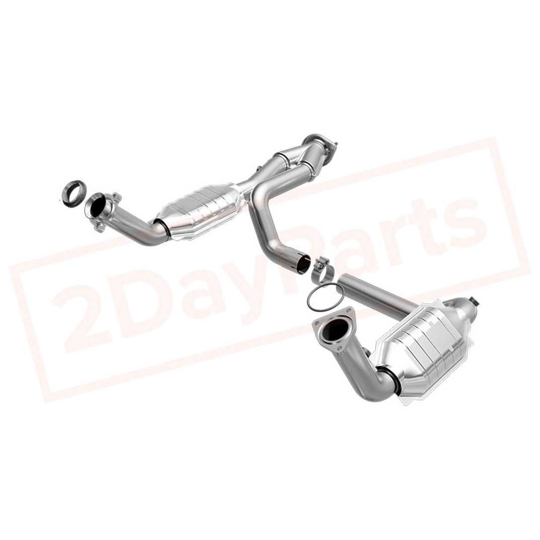 Image Magnaflow Direct Fit Catalytic Converter fits GMC Sierra 1500 02-06 Left & Right part in Catalytic Converters category