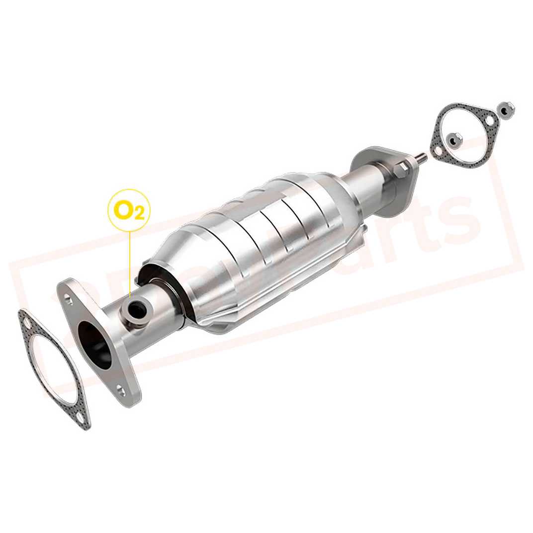 Image Magnaflow Direct Fit- Catalytic Converter for Mitsubishi Lancer 2002-2003 Rear part in Catalytic Converters category