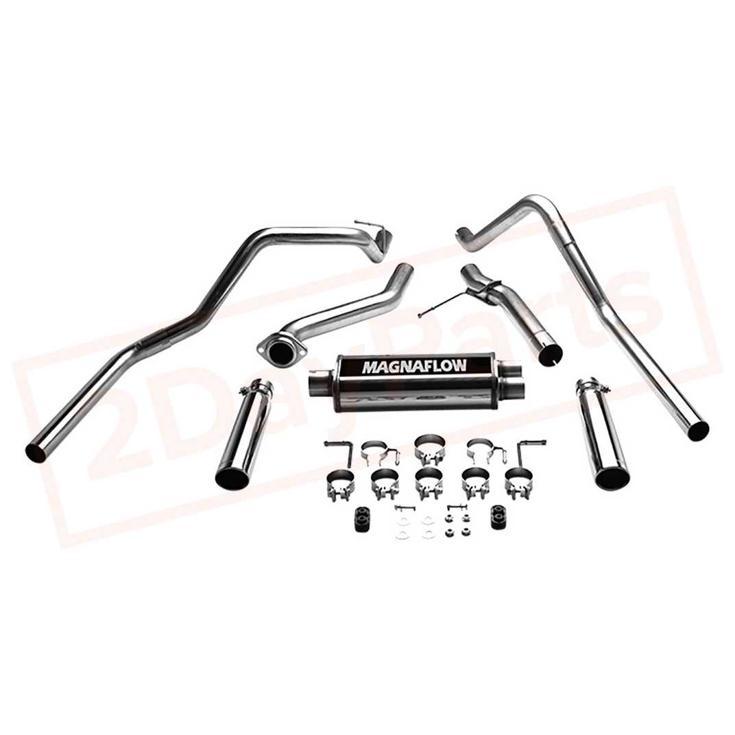 Image Magnaflow Exhaust-System Kit fits GMC Sierra 1500 2002-2001 part in Exhaust Systems category