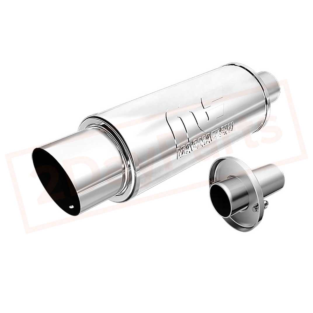 Image Magnaflow Mufflers With Tips - 5" TUNABLE MAG14854 Universal High Quality! part in Mufflers category