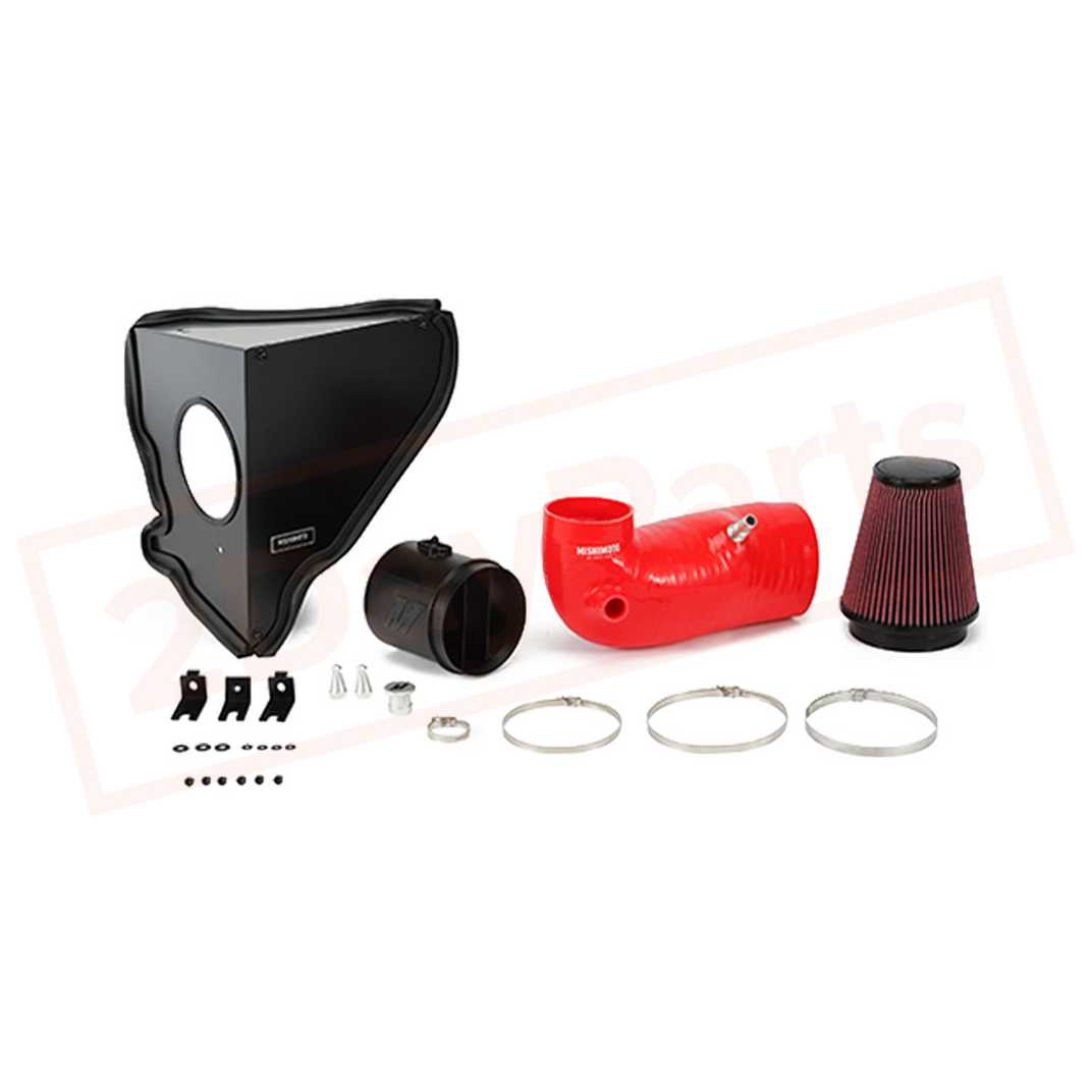 Image Mishimoto Air Intake System Filter Red for Chevy Camaro SS 6.2L MMAI-CAM8-16RD part in Air Intake Systems category