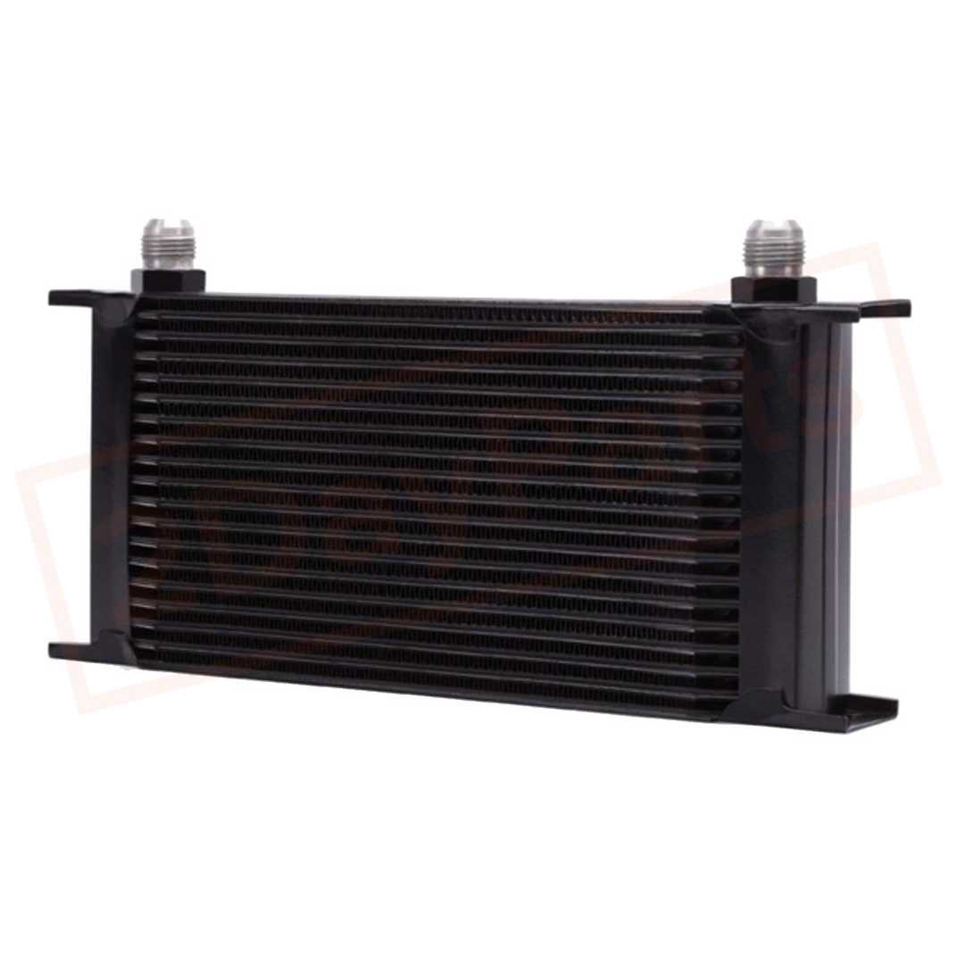 Image 1 Mishimoto Universal Aluminum Black 19-Row Oil Cooler MMOC-19BK part in Oil Coolers category