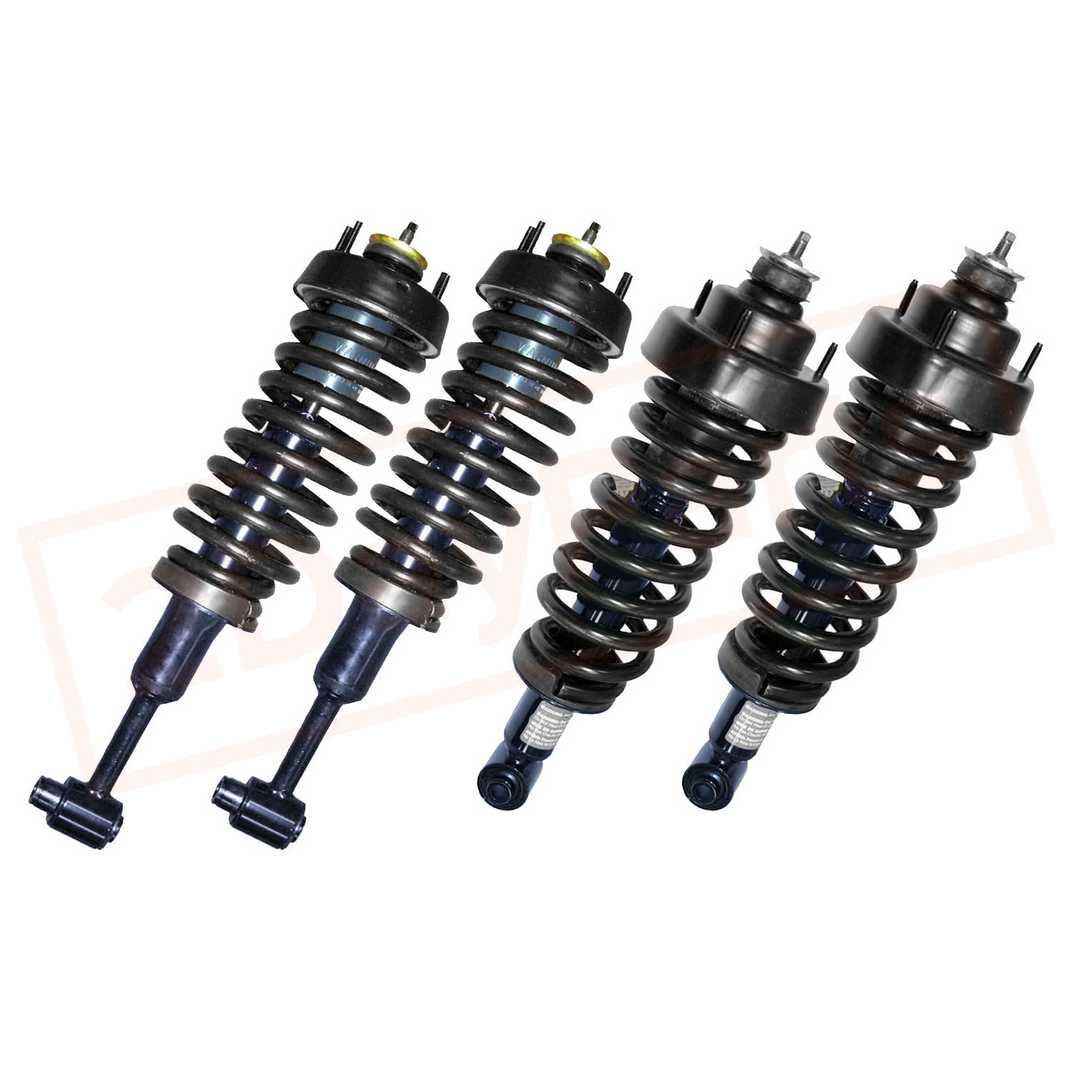 Image Kit 4 Monroe Econo-Matic Front & Rear shocks for Mercury Mountaineer 2002-2003 part in Shocks & Struts category