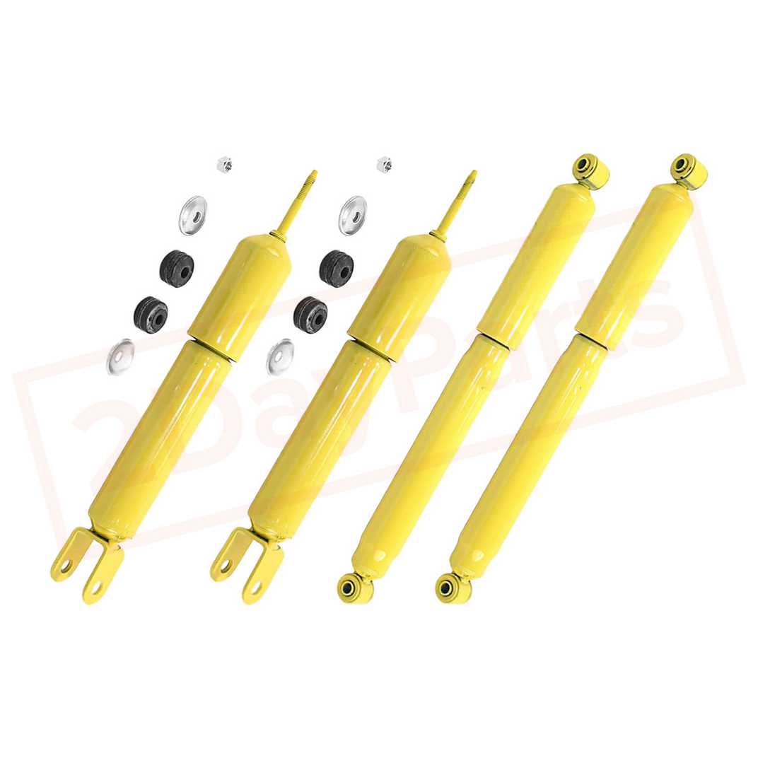 Image Kit 4 Monroe Gas-Magnum Front & Rear shocks for GMC Sierra 1500 Classic 2007 4WD part in Shocks & Struts category