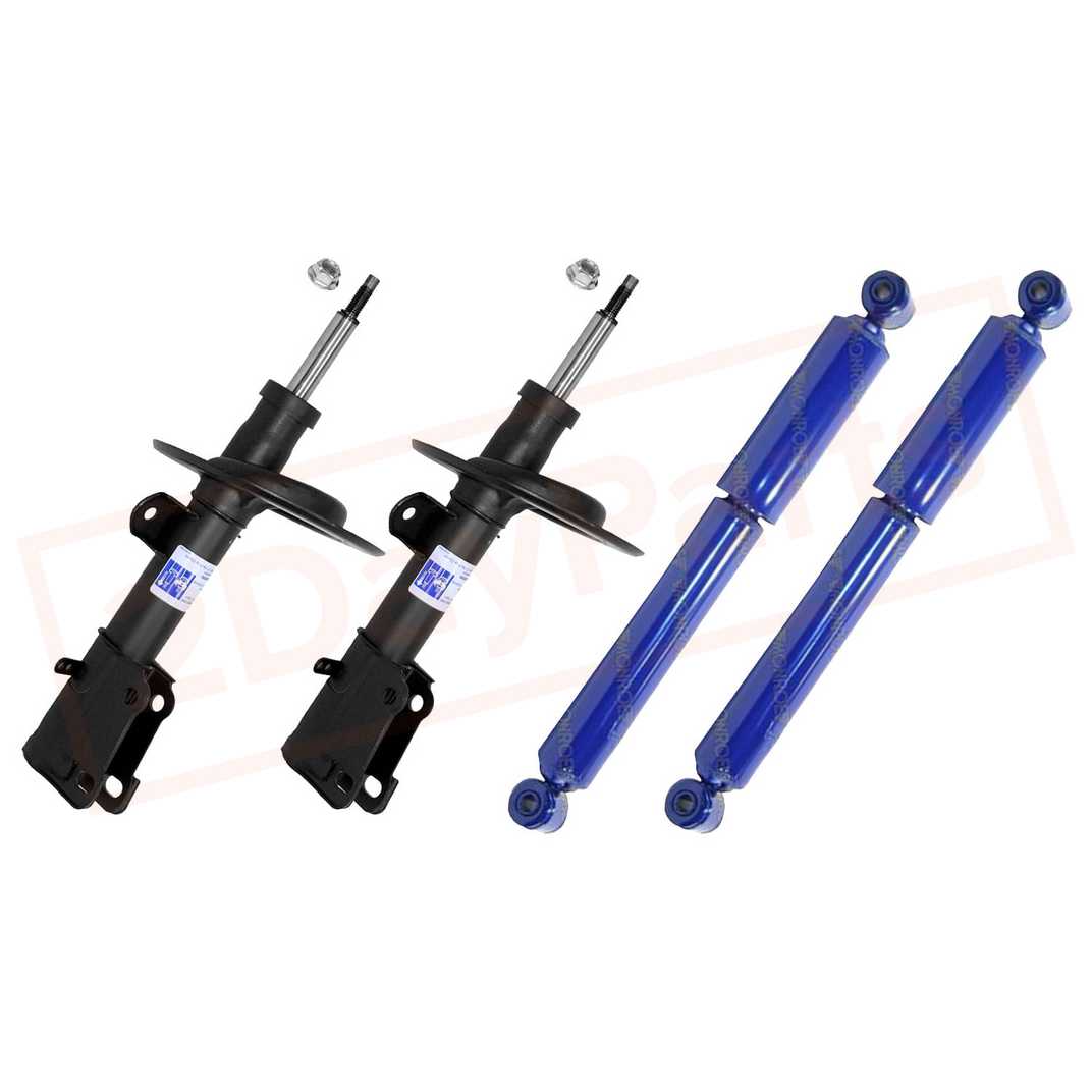 Image Kit 4 Monroe Monro-Matic Plus Front&Rear shocks for Chrysler Voyager 2001-2003 part in Shocks & Struts category