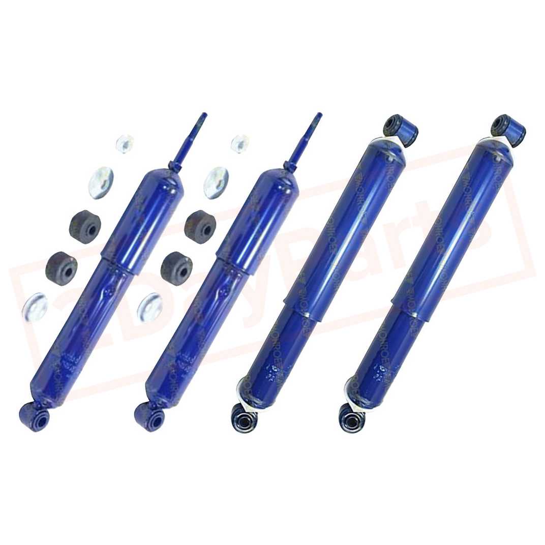 Image Kit 4 Monroe Monro-Matic Plus Front&Rear shocks for Dodge Ram 1500 1994-2001 RWD part in Shocks & Struts category