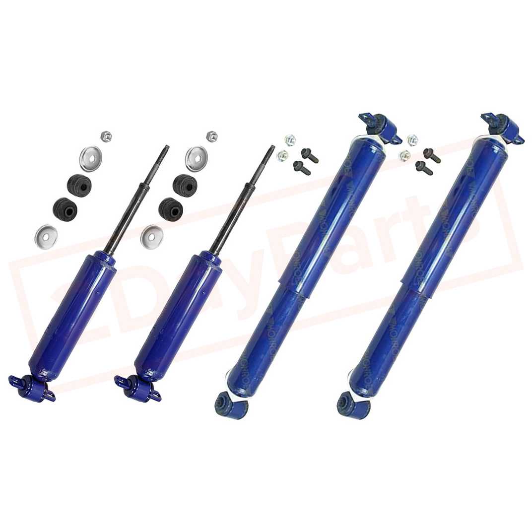 Image Kit 4 Monroe Monro-Matic Plus Front&Rear shocks for GMC C2500 Suburban 96-99 part in Shocks & Struts category