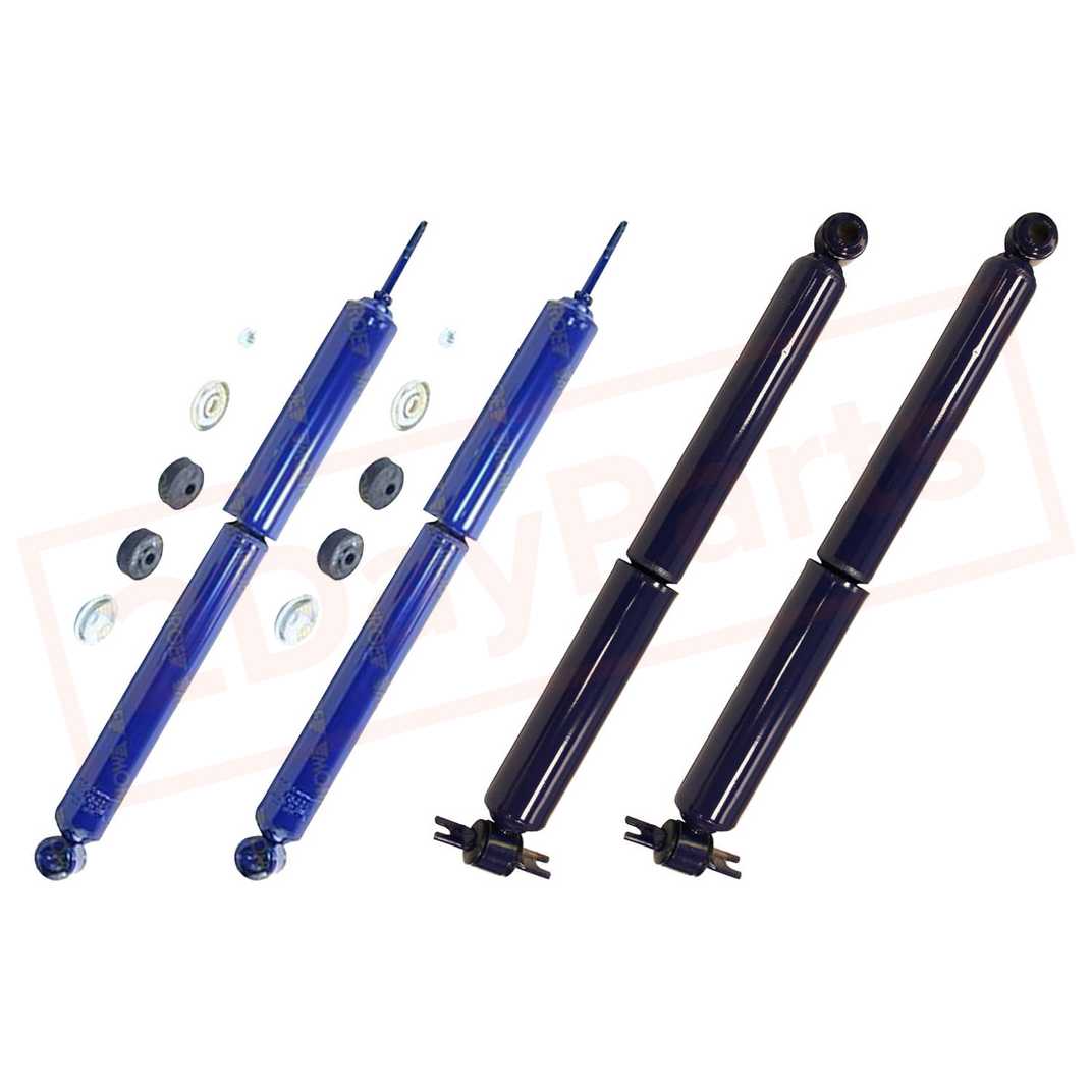 Image Kit 4 Monroe Monro-Matic Plus Front & Rear shocks for Jeep Cherokee 1991-2001 part in Shocks & Struts category
