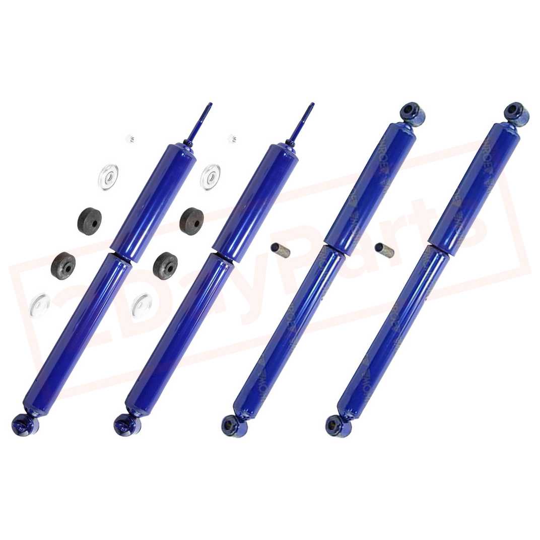 Image Kit 4 Monroe Monro-Matic Plus Front & Rear shocks for Jeep Comanche 1986-90 part in Shocks & Struts category