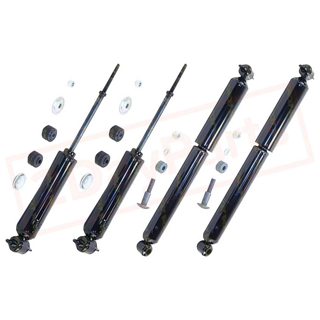 Image Kit 4 Monroe OESpectrum Front & Rear shocks for Cadillac Brougham 1988-1992 part in Shocks & Struts category