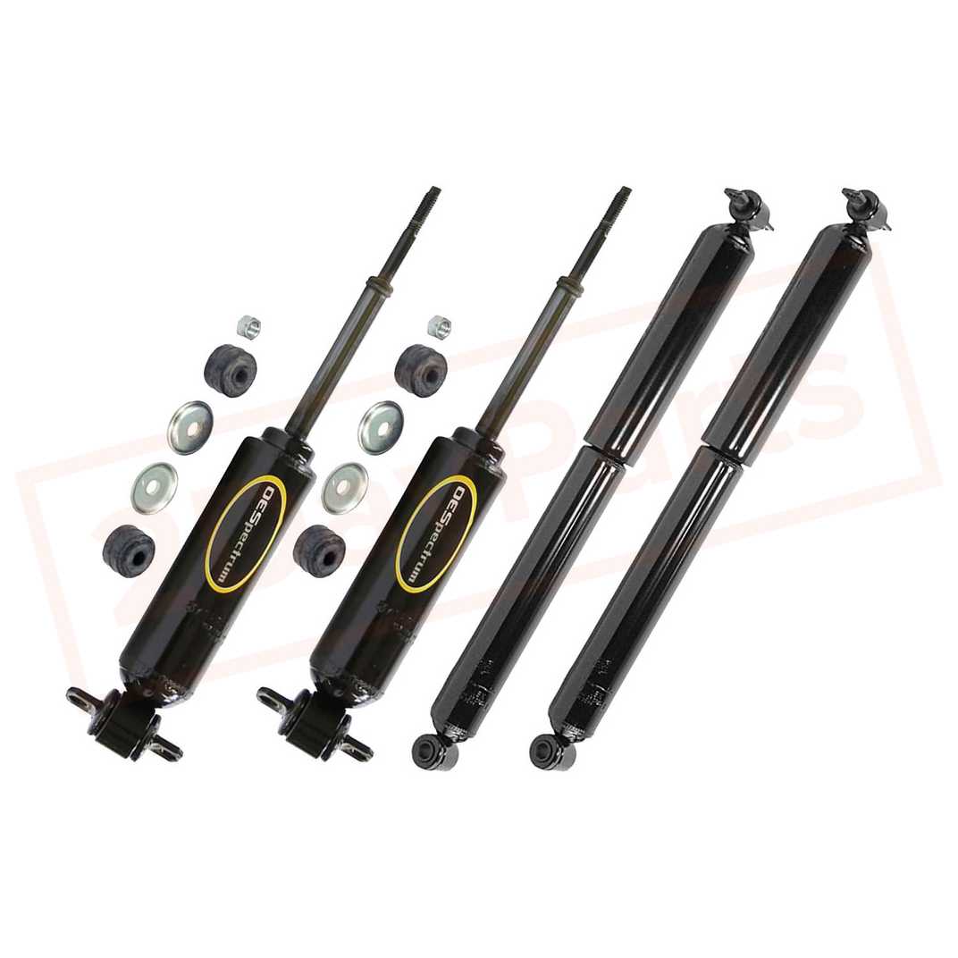 Image Kit 4 Monroe OESpectrum Front & Rear shocks for Chevrolet S10 Blazer 1994 RWD part in Shocks & Struts category