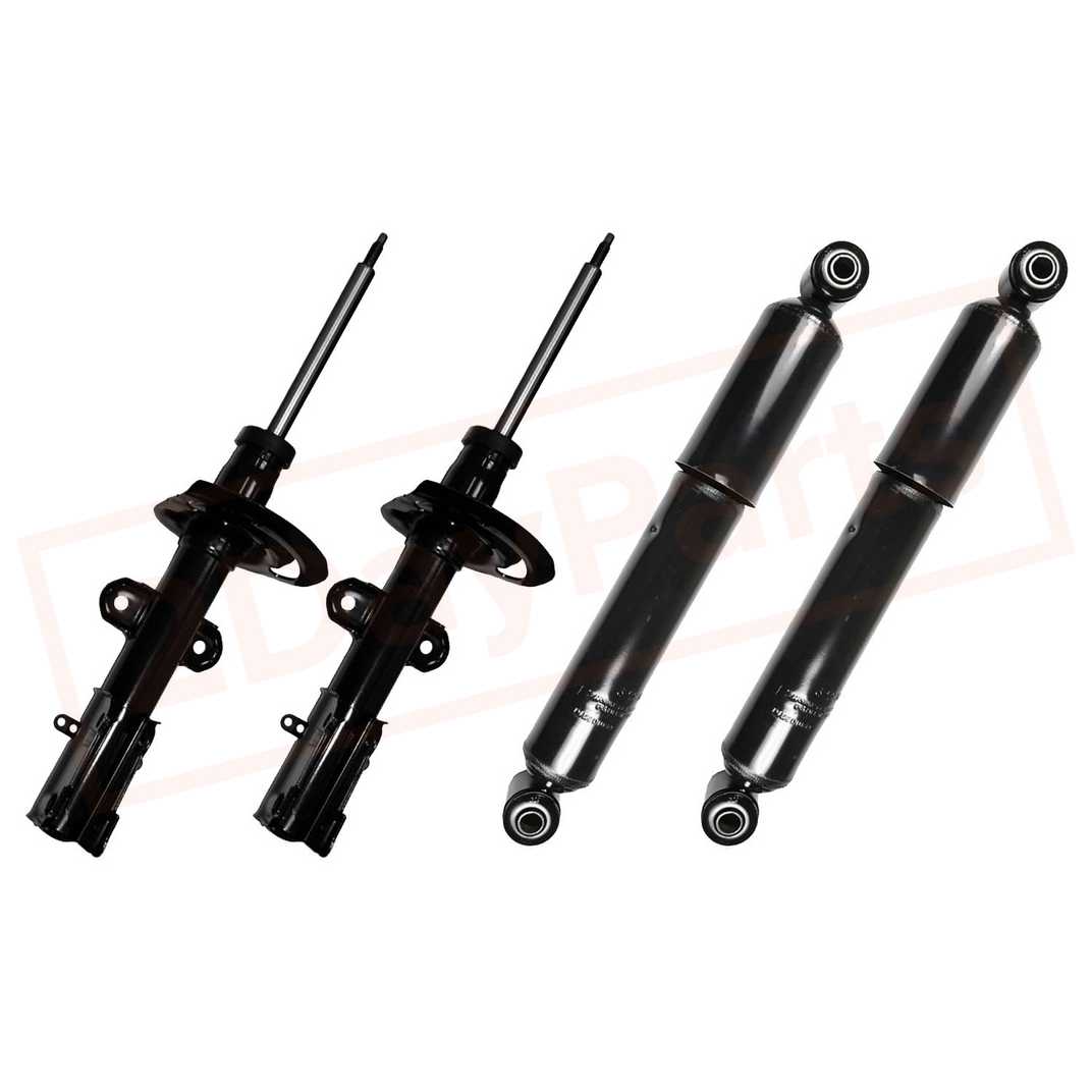 Image Kit 4 Monroe OESpectrum Front&Rear shocks for Chrysler Town & Country 2011-2012 part in Shocks & Struts category