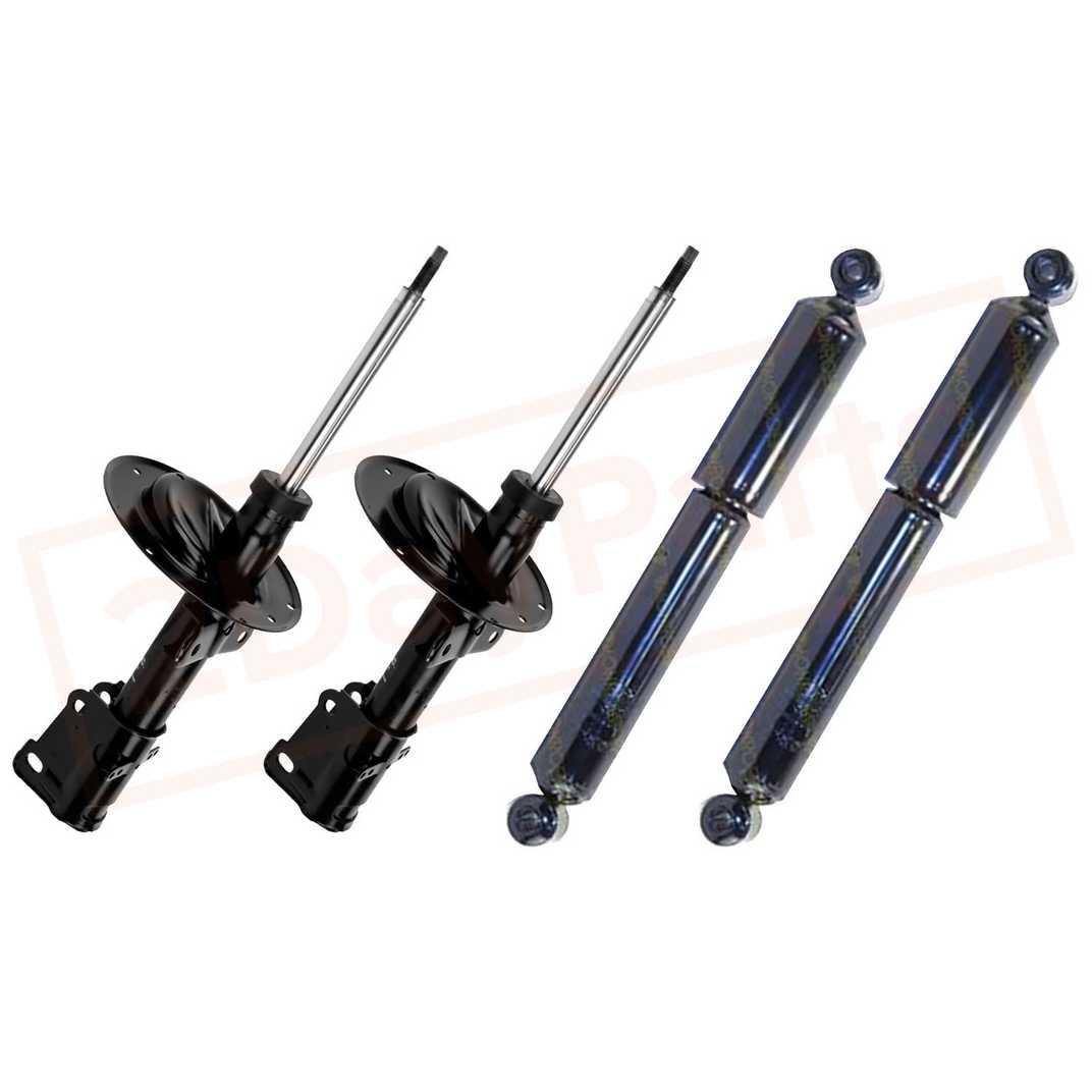 Image Kit 4 Monroe OESpectrum Front&Rear shocks for Dodge Caravan 01-07 part in Shocks & Struts category