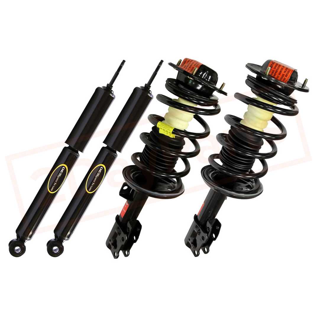 Image Kit 4 Monroe OESpectrum/Quick-Strut Front&Rear shocks for Pontiac G6 2005-2010 part in Shocks & Struts category