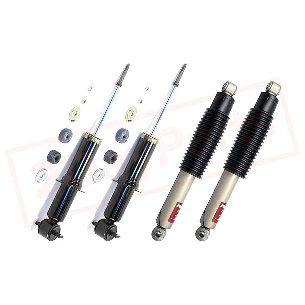 Image Kit 4 Monroe OESpectrum/Reflex Front&Rear shocks for Cadillac Escalade EXT 07-13 part in Shocks & Struts category