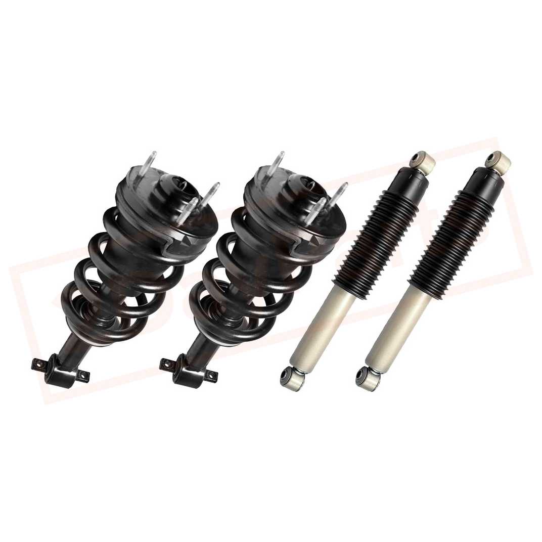 Image Kit 4 Monroe Quick-Strut/Reflex Front&Rear shocks for GMC Sierra 1500 2008-2009 part in Shocks & Struts category