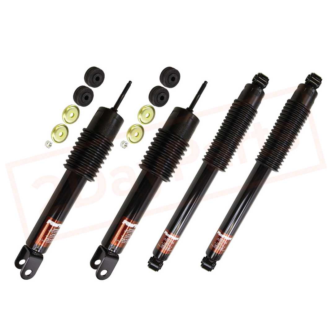 Image Kit 4 Monroe Reflex Front & Rear shocks for GMC Yukon 2000-2006 part in Shocks & Struts category