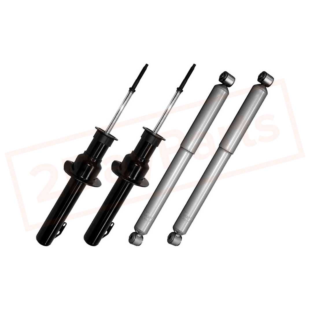 Image Kit 4 Monroe Reflex Front & Rear shocks for Jeep Grand Cherokee 2005-2010 part in Shocks & Struts category