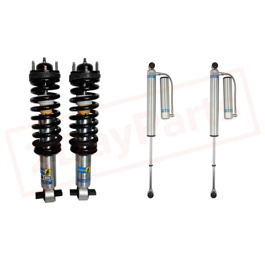 Image Bilstein 6112 Front Assembled Coilovers 0.5-2.5" Lift Rear 5160 Shocks fits Ford F-150 2015-2020 part in Coilovers category
