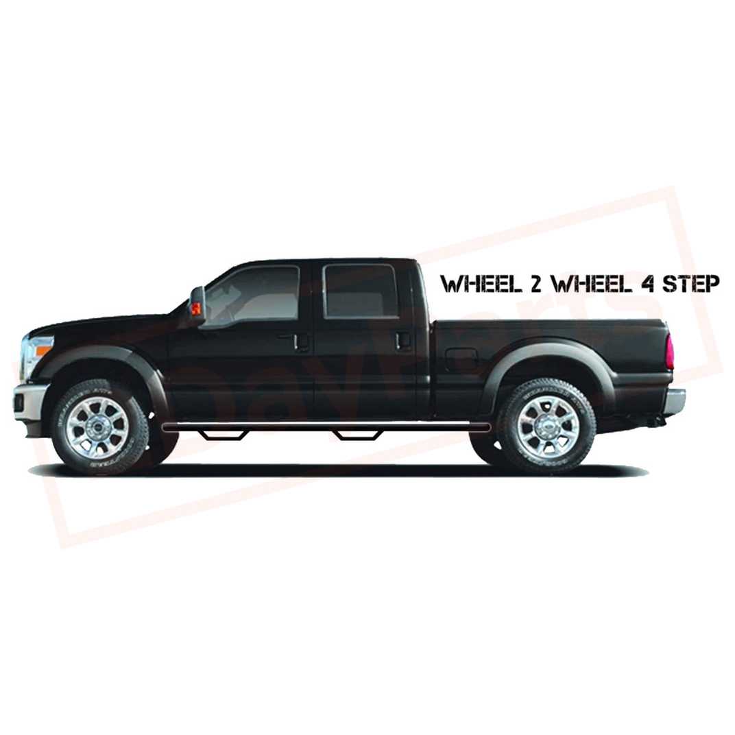 Image 2 N-FAB Nerf Step (2 Stps) fits Chevrolet Silverado 3500 HD 2015-2019 part in Nerf Bars & Running Boards category