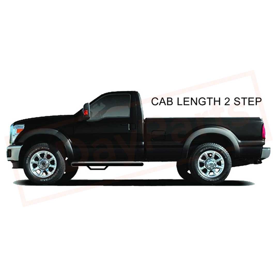 Image 1 N-FAB Nerf Step Cab Len (1 Stp) for Chevrolet Silverado 1500 2011-13 part in Nerf Bars & Running Boards category