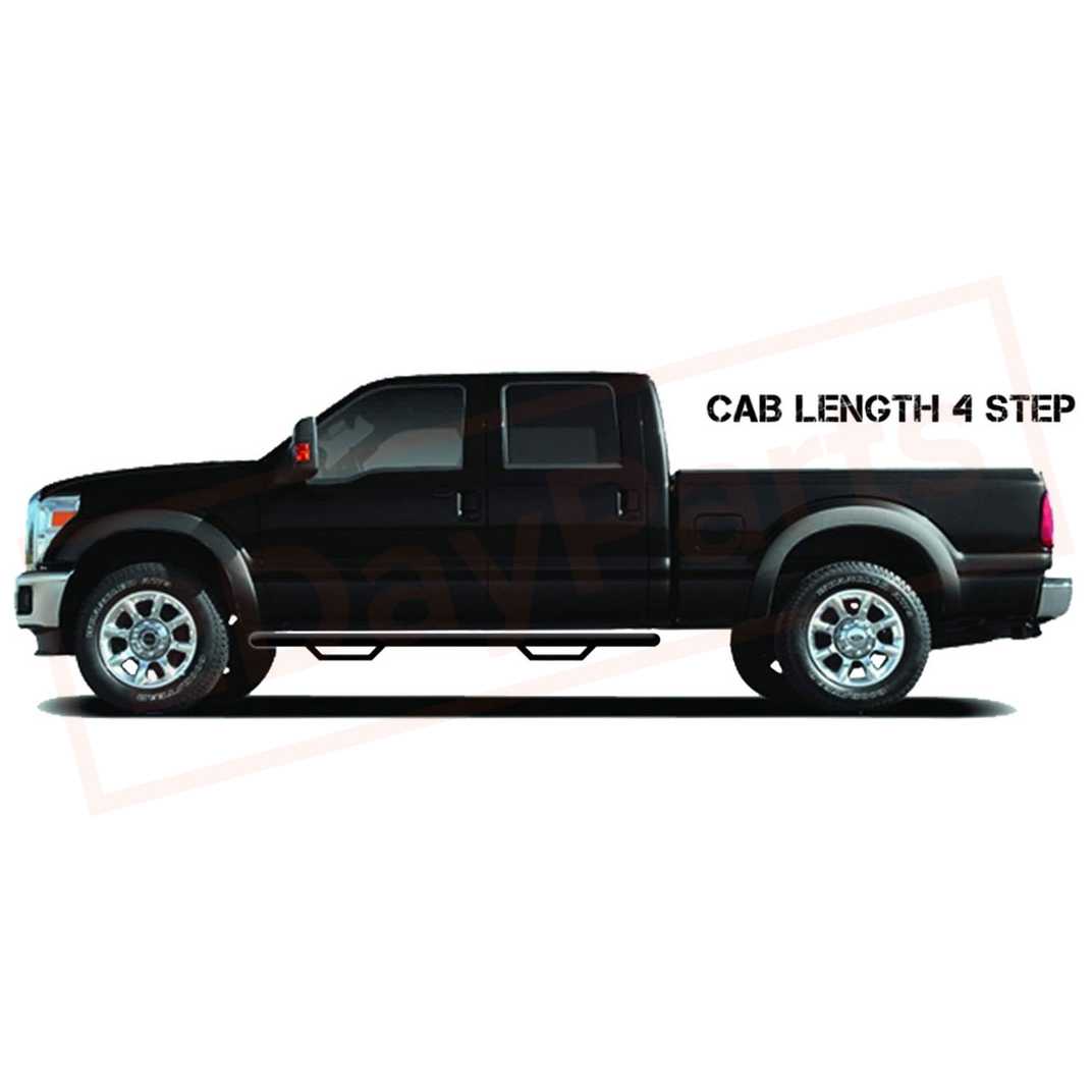 Image 1 N-FAB Nerf Step Cab Len (2 Stps) for Dodge Ram 1500 2009-2010 part in Nerf Bars & Running Boards category