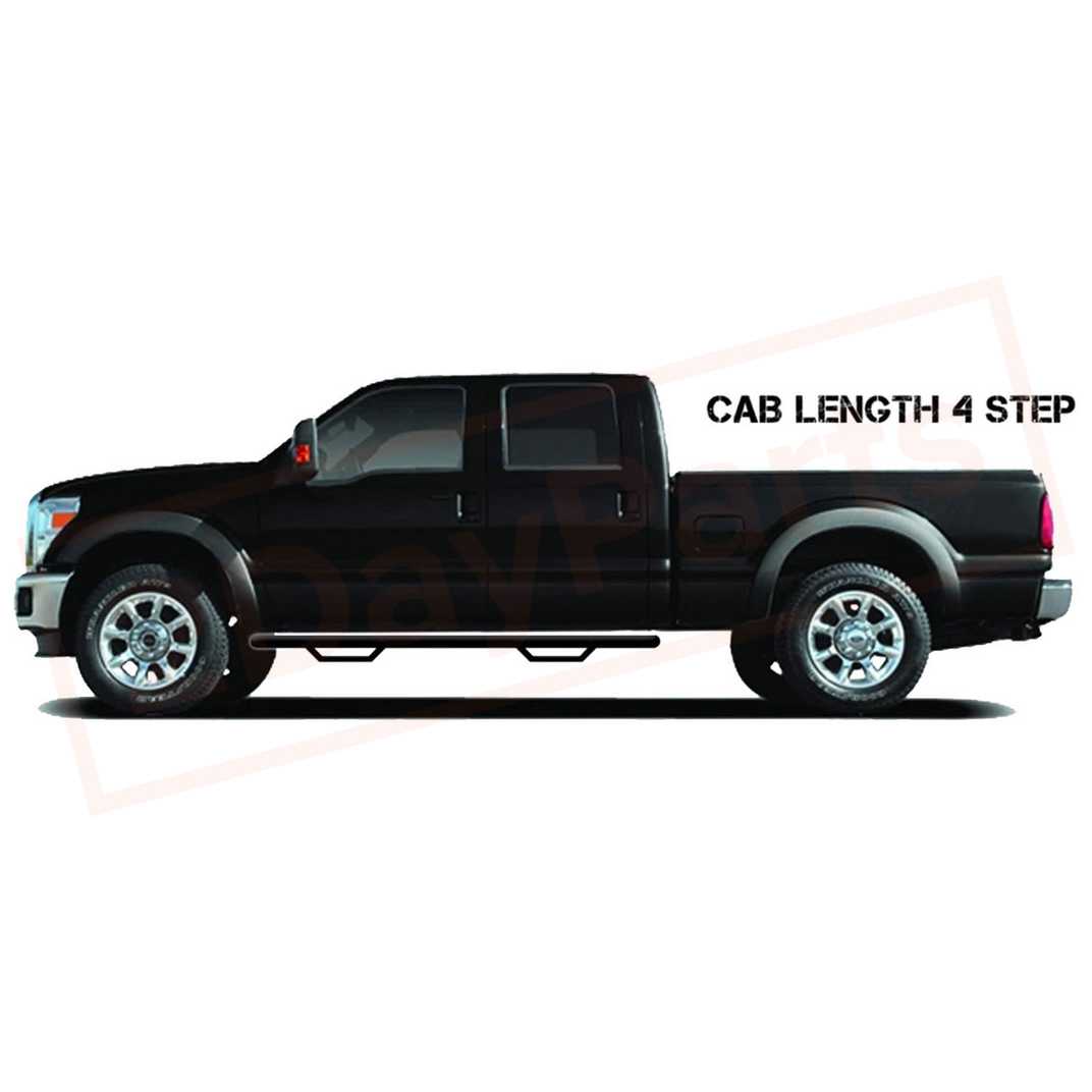Image 1 N-FAB Nerf Step Cab Len (2 Stps) for Ford F-350 1987-1997 part in Nerf Bars & Running Boards category