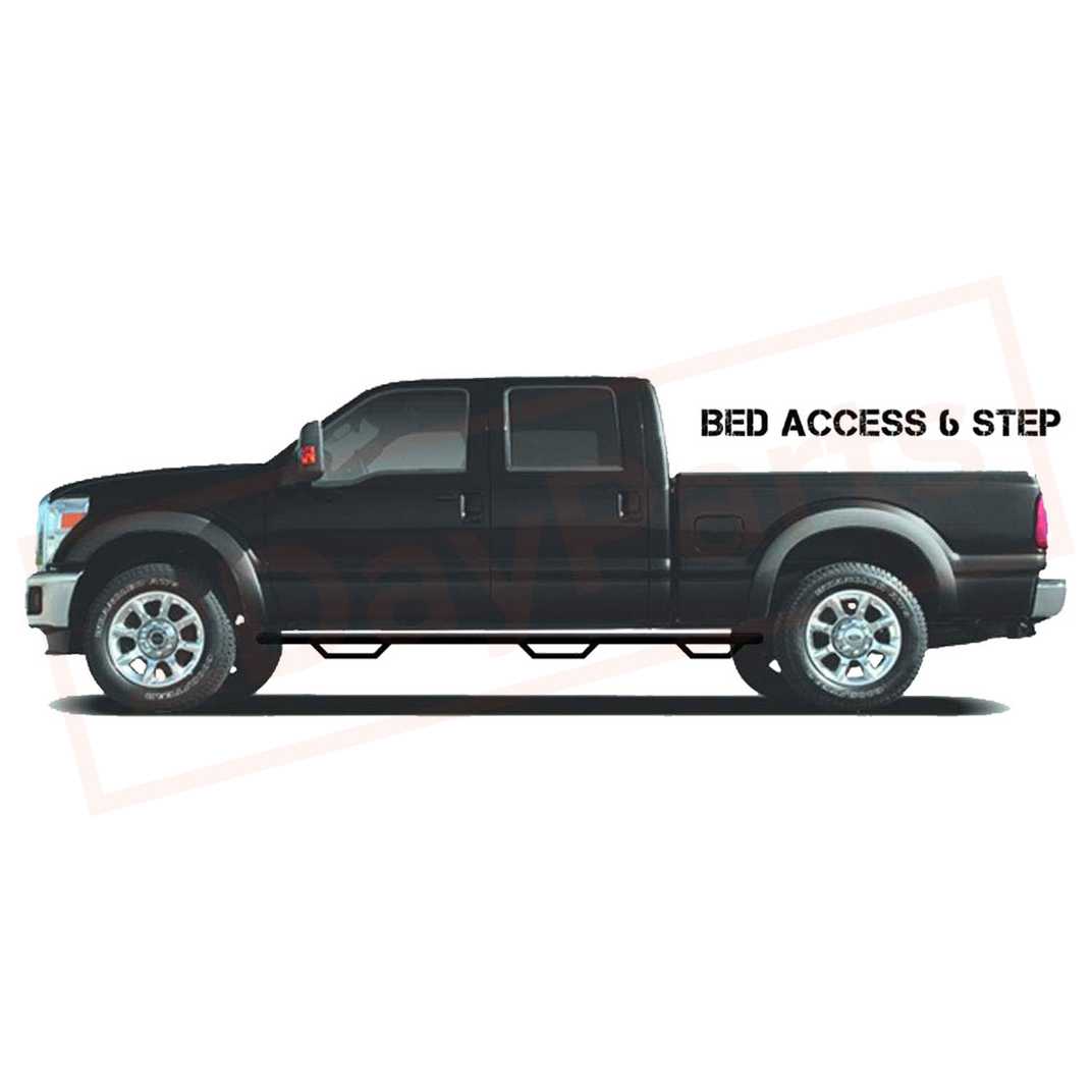 Image 1 N-FAB Nerf Step w/Bed Acs (3 Stps) fits Chevrolet Silverado 2500 HD 2011-2014 part in Nerf Bars & Running Boards category