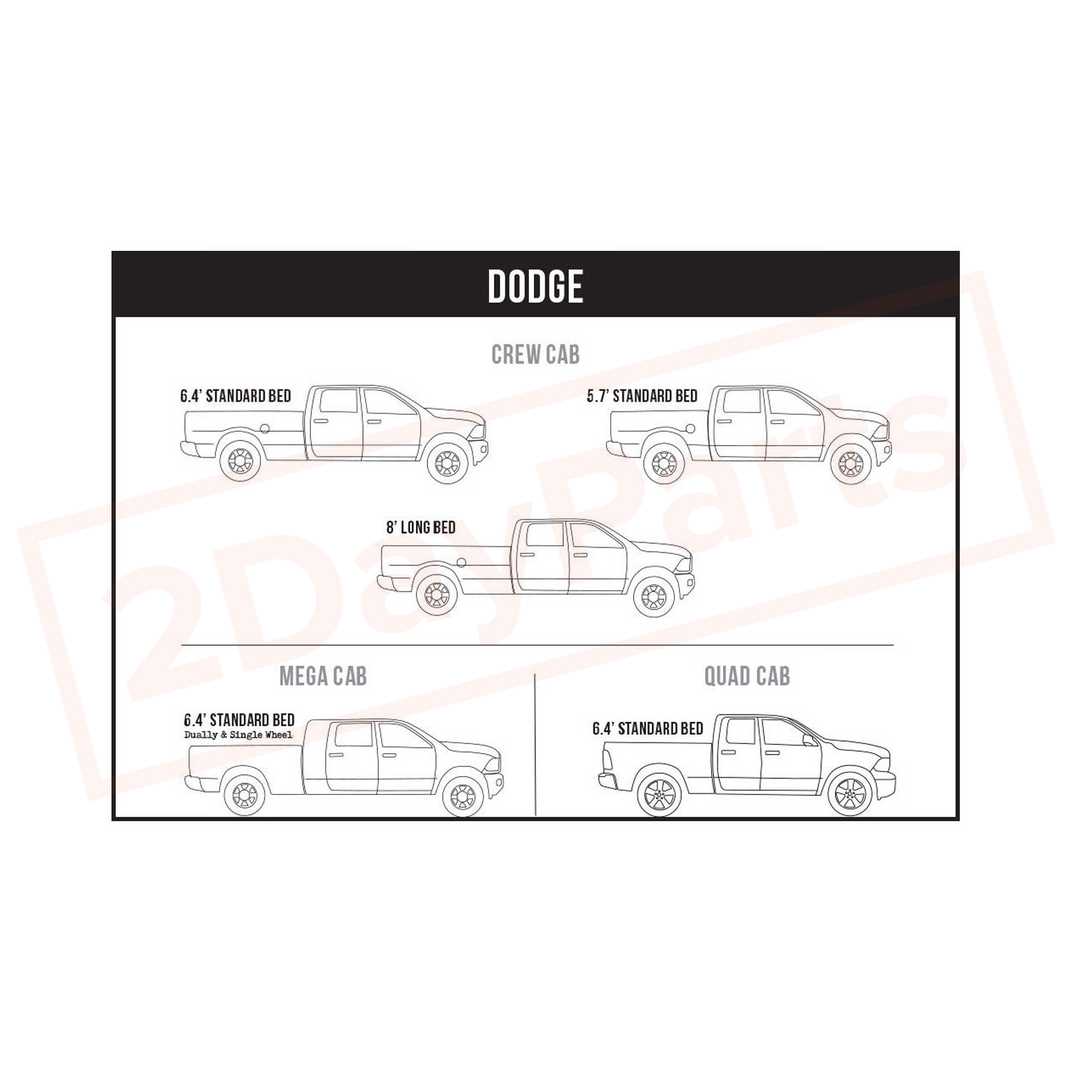 Image 3 N-FAB Nerf Step W2W w/Bed Acs (3 Stps) for Dodge Ram 1500 09-10 part in Nerf Bars & Running Boards category