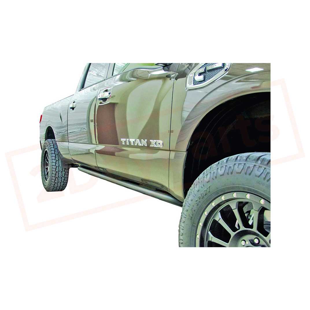 Image 1 N-FAB Rocker Panel Guard fits GMC Sierra 1500 2014-2018 part in Nerf Bars & Running Boards category