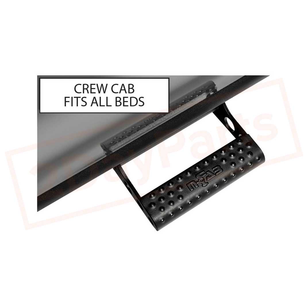 Image N-FAB Step Nerf Bar fits Chevrolet Silverado 3500 HD 2015-2019 part in Nerf Bars & Running Boards category