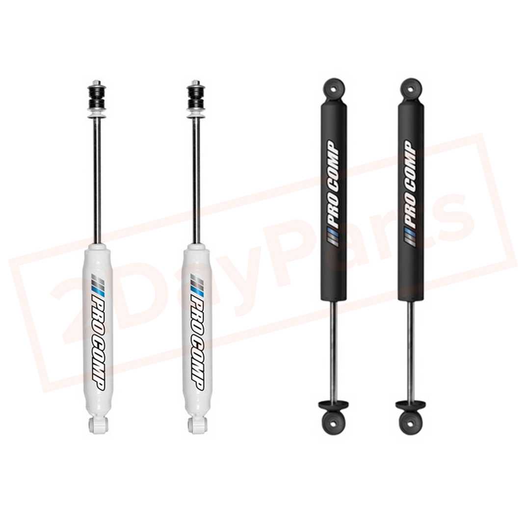 Image Kit 4 Pro Comp Pro-X 5" Lift shocks for Chevy Silverado C1500 88-98 2WD part in Shocks & Struts category