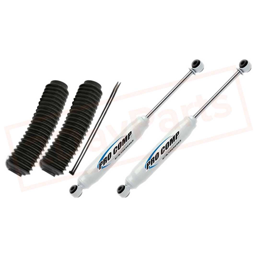 Image Kit of 2 Pro Comp Front Gas Shocks & Boots for 11-16 GMC Sierra 2500 HD 4WD part in Shocks & Struts category