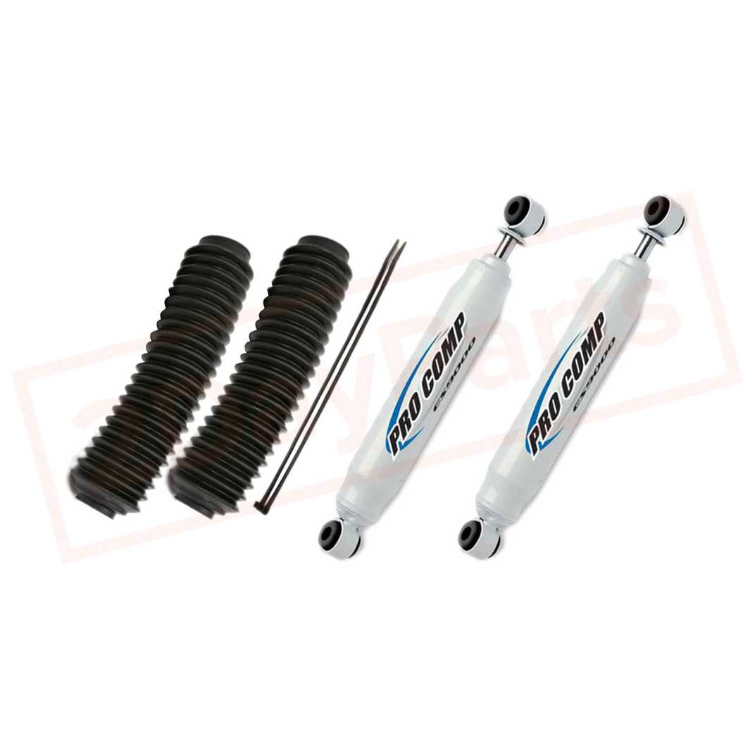 Image Kit of 2 Pro Comp Front Gas Shocks & Boots for Dodge Ram 1500 2002-2005 2WD part in Shocks & Struts category