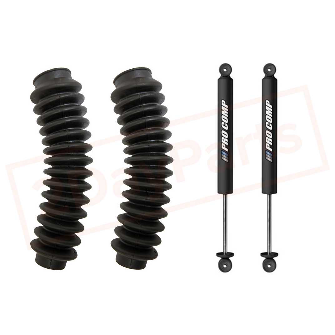 Image Kit of 2 Pro Comp Front Pro-X Gas Shocks & Boots for Dodge W250 1972-1993 4WD part in Shocks & Struts category